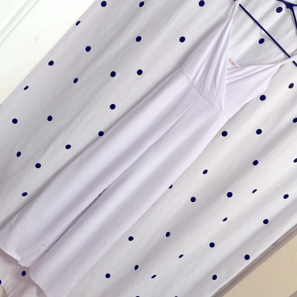 Francesca's White Pant Romper